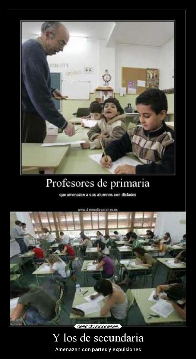 Y los de secundaria - 