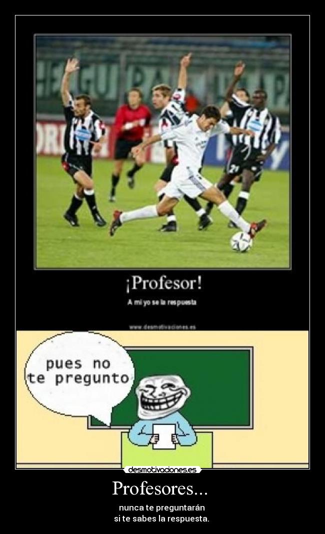 Profesores... -