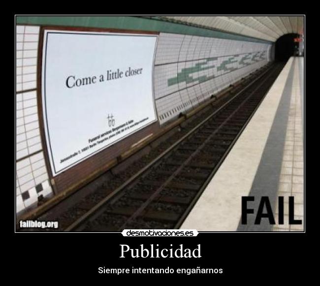 Publicidad - Siempre intentando engañarnos