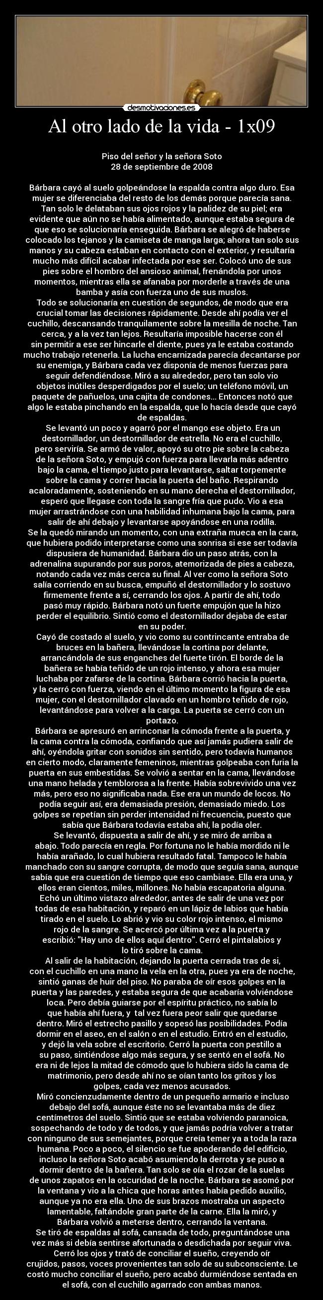 Al otro lado de la vida - 1x09 -