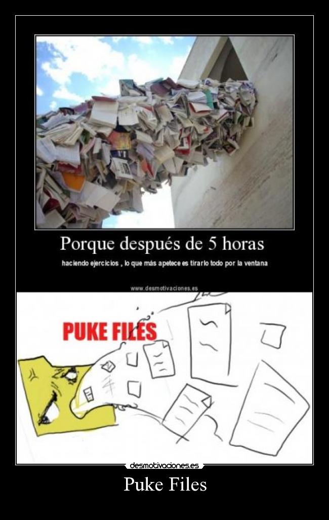 Puke Files -