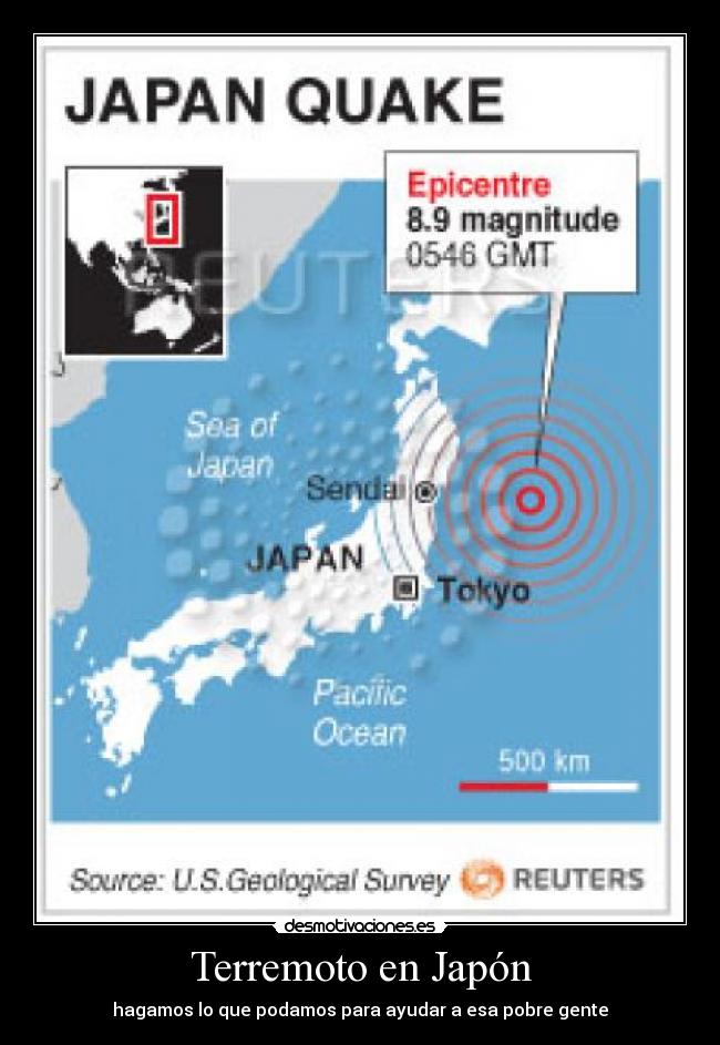 Terremoto en Japón - hagamos lo que podamos para ayudar a esa pobre gente