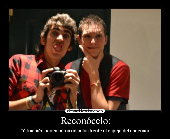 carteles espejo caras ridiculas desmotivaciones