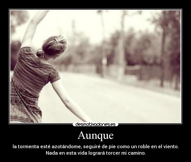 Aunque -