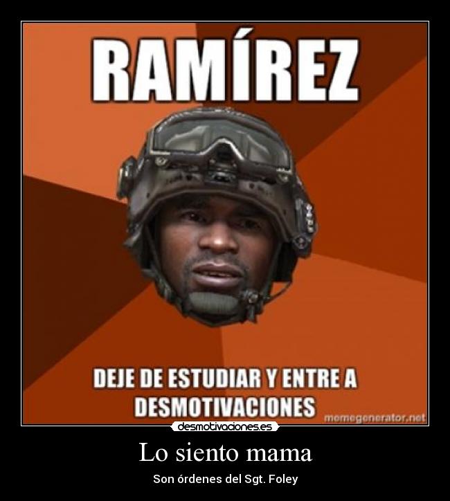 Lo siento mama -