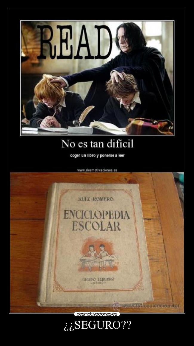 carteles libros desmotivaciones