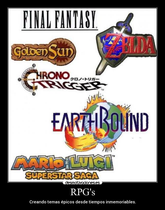 RPGs - Creando temas épicos desde tiempos inmemoriables.