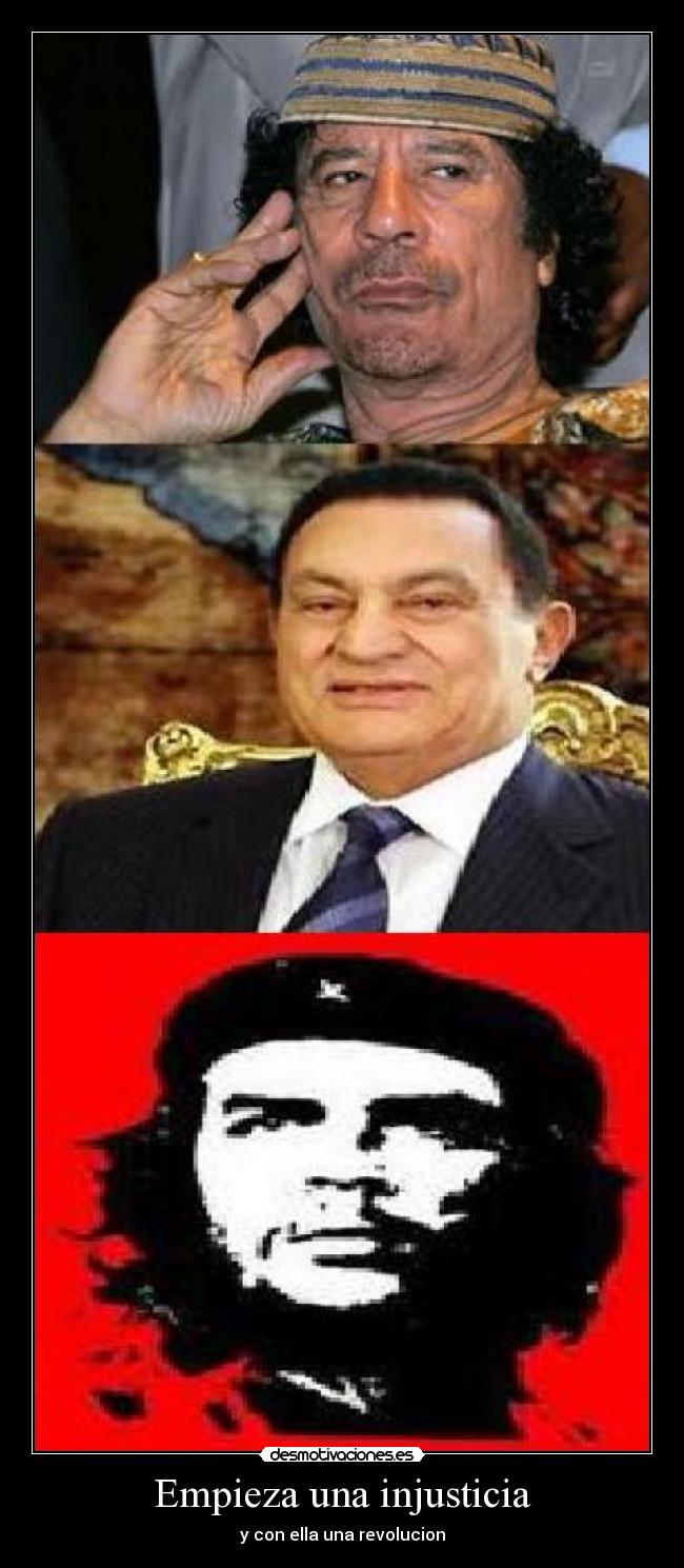 Empieza una injusticia - y con ella una revolucion