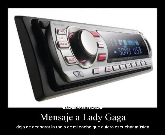 Mensaje a Lady Gaga - 