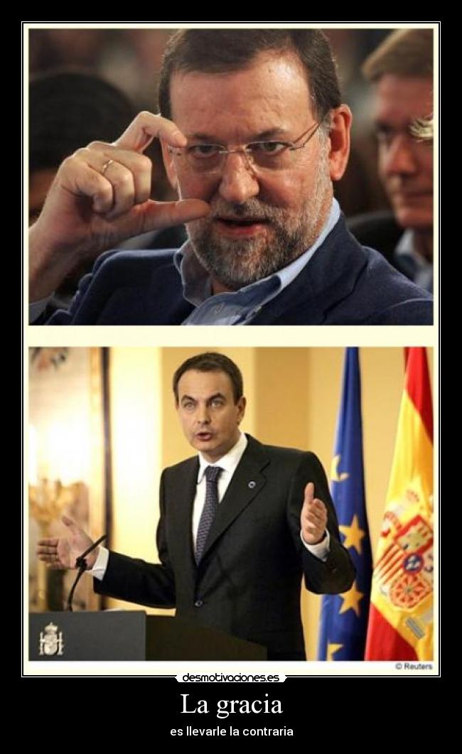 La gracia - es llevarle la contraria