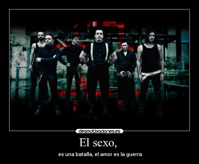 carteles sexo rammstein desmotivaciones