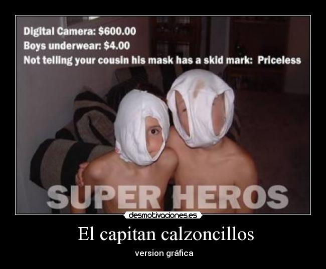  El capitan calzoncillos -  version gráfica