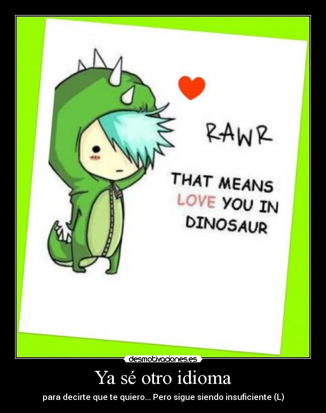 Ya sé otro idioma -