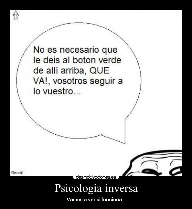 Psicologia inversa - 