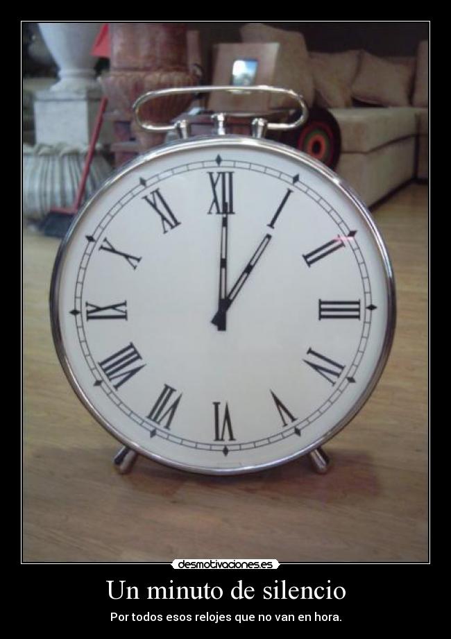 Un minuto de silencio - 