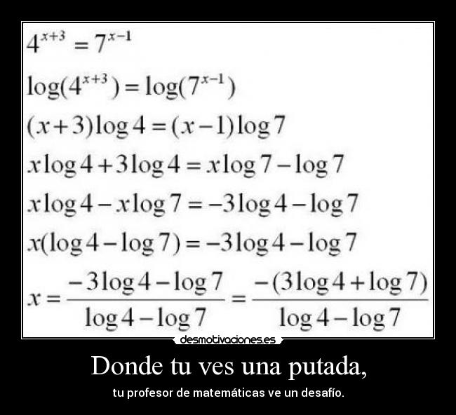 Donde tu ves una putada, - 