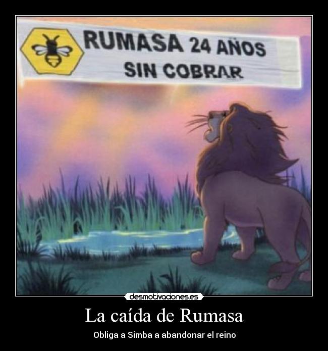La caída de Rumasa - Obliga a Simba a abandonar el reino
