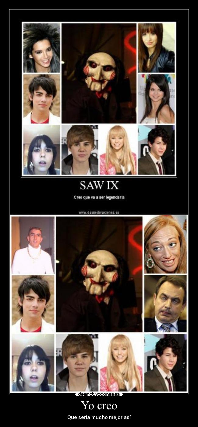 Yo creo - Que seria mucho mejor así