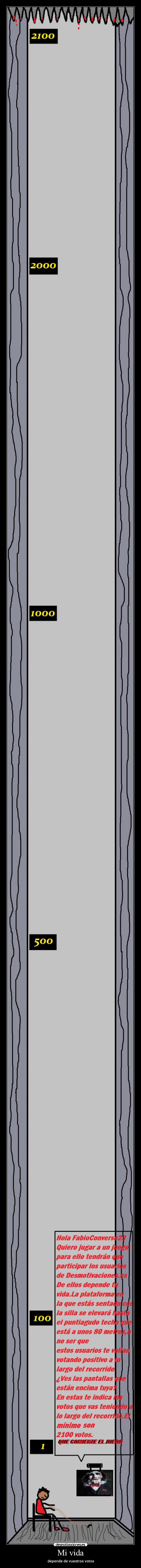 Mi vida - depende de vuestros votos