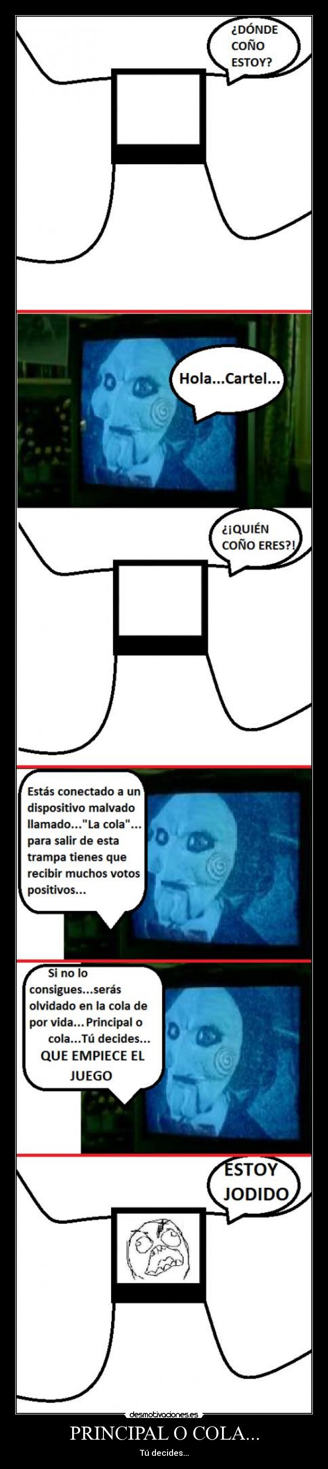 carteles saw desmotivaciones