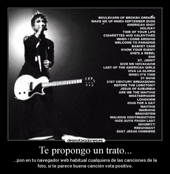 Te propongo un trato... - 