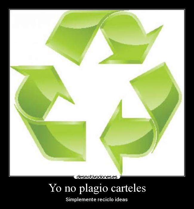 Yo no plagio carteles - 