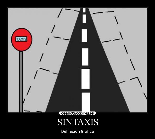 SINTAXIS - Definición Grafica