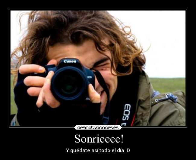 carteles sonrie foto desmotivaciones