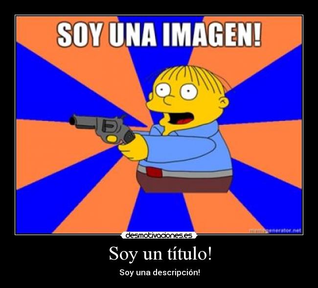 Soy un título! -
