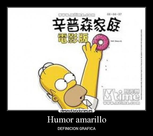 Humor amarillo - 