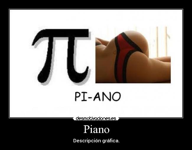 Piano - Descripción gráfica.