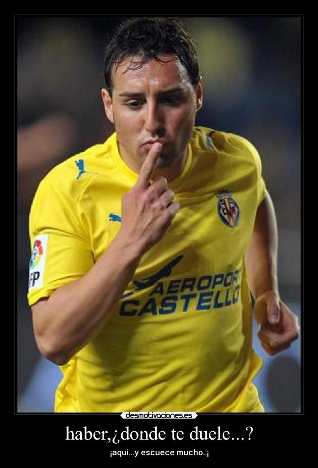 haber,¿donde te duele...? - ¡aqui...y escuece mucho..¡