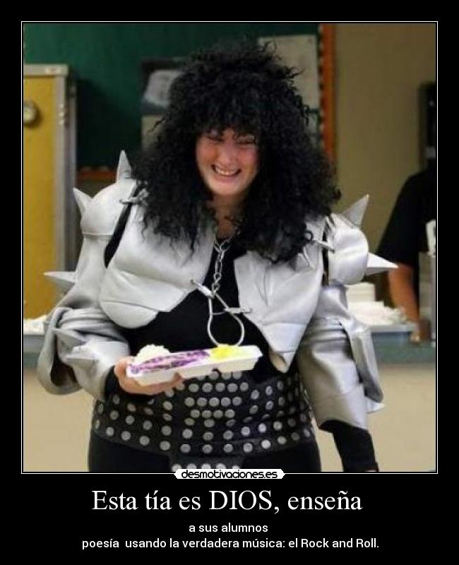 Esta tía es DIOS, enseña  - 