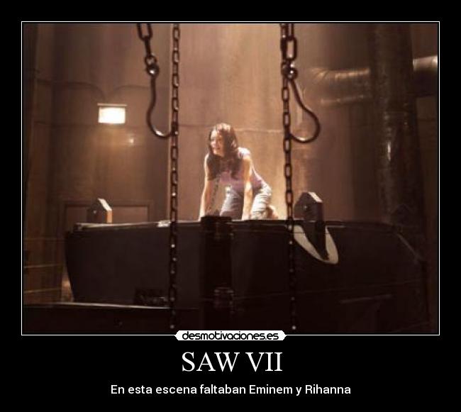 SAW VII - En esta escena faltaban Eminem y Rihanna