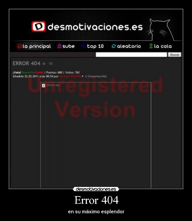 Error 404 -