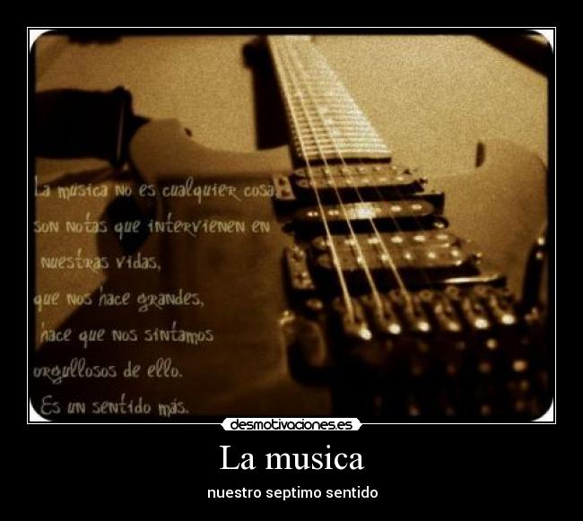 La musica - nuestro septimo sentido