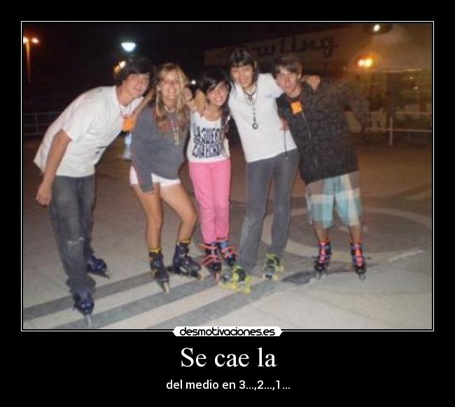 carteles tres dos uno patines desmotivaciones