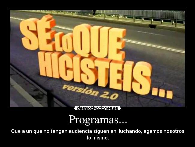 Programas... -