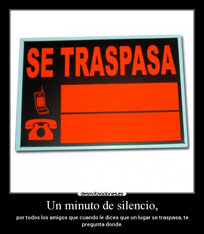 carteles silencio traspasa desmotivaciones