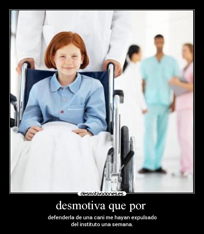 desmotiva que por -
