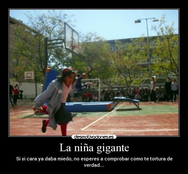 La niña gigante -