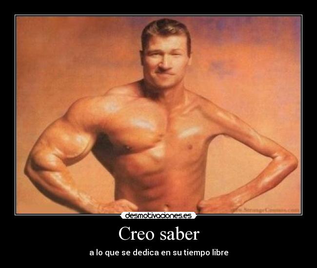 Creo saber - 
