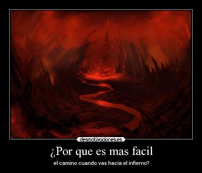 carteles infierno desmotivaciones