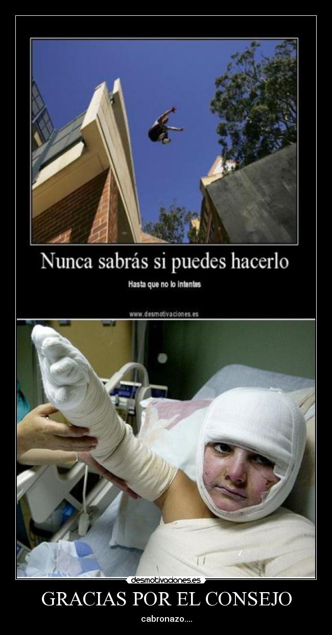 GRACIAS POR EL CONSEJO -