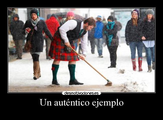Un auténtico ejemplo -