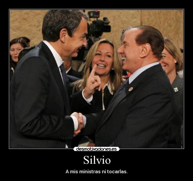 carteles ministras berlusconi desmotivaciones