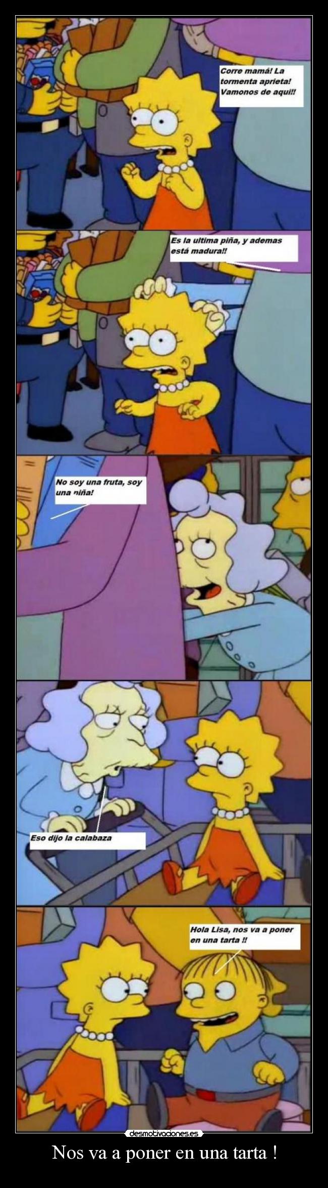 Nos va a poner en una tarta ! - 