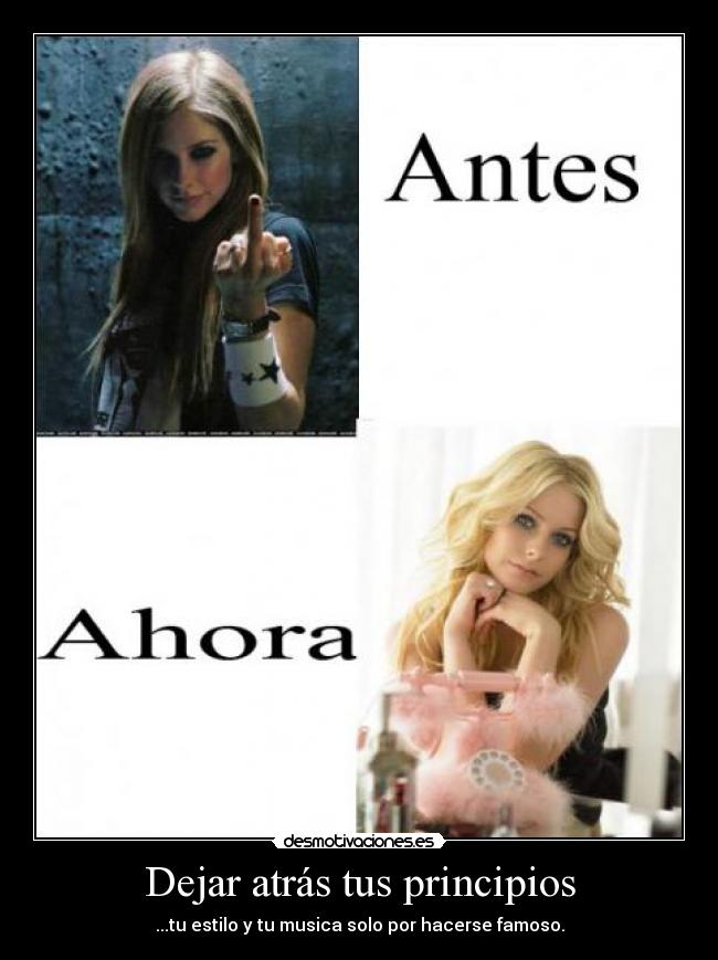 Dejar atrás tus principios - 