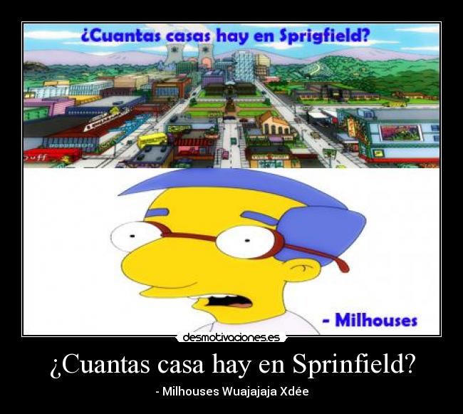 carteles casa los simpsons desmotivaciones