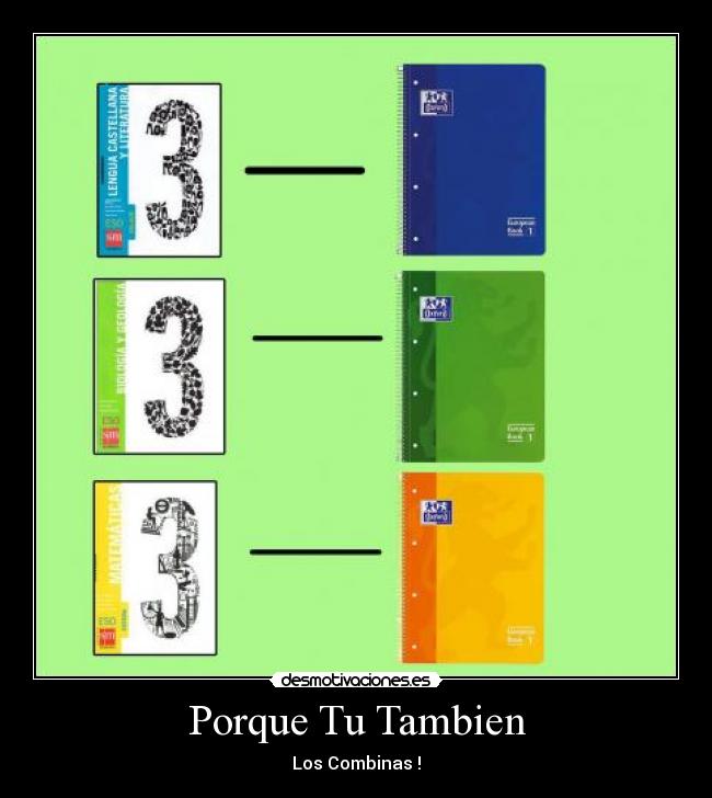 Porque Tu Tambien - Los Combinas !